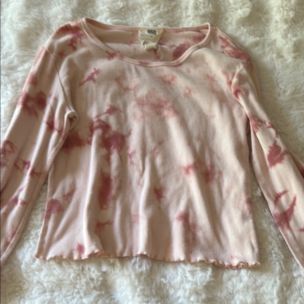 Tie-Dye Long Sleeve Top